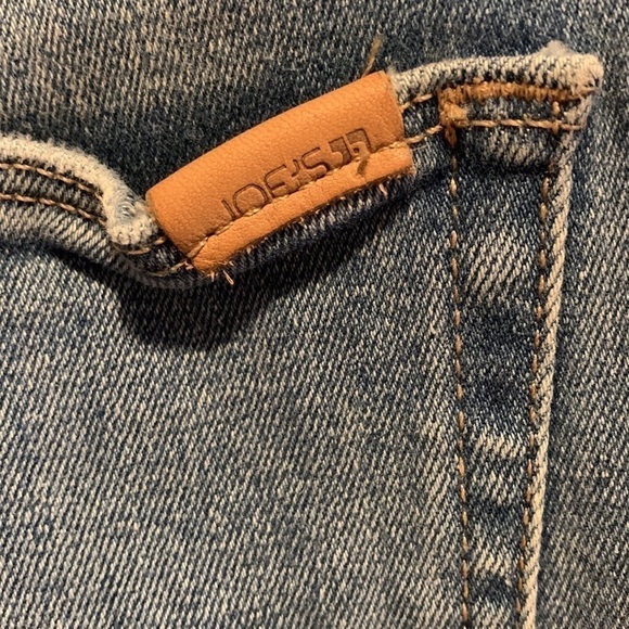 Joe’s High Rise Skinny Ankle. Style: “The Charlie”. Maroon&White Side Stripe/W25 - Picture 5 of 11